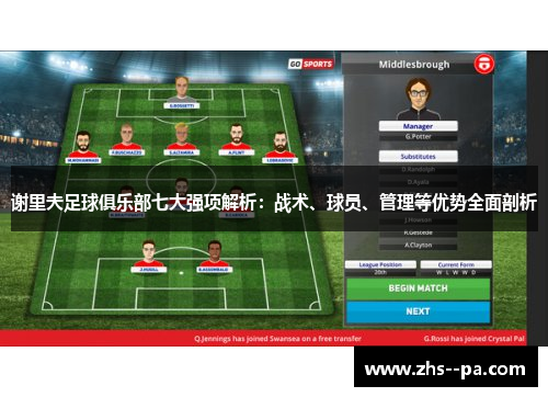 谢里夫足球俱乐部七大强项解析:战术、球员、管理等优势全面剖析 谢里夫足球俱乐部七大强项解析:战术、球员、管理等优势全面剖析