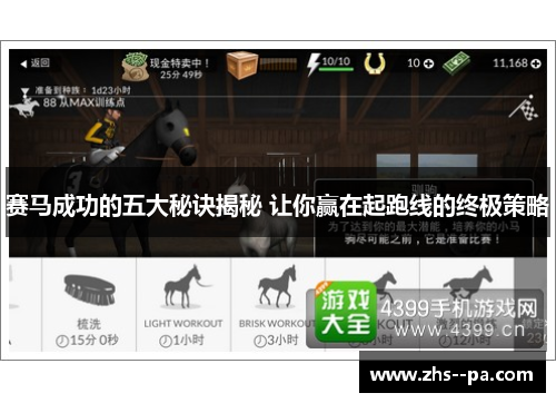 赛马成功的五大秘诀揭秘 让你赢在起跑线的终极策略 赛马成功的五大秘诀揭秘 让你赢在起跑线的终极策略