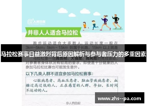 马拉松赛事日益激烈背后原因解析与参与者压力的多重因素